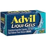 Advil Liqui-Gels Ibuprofen 200mg 易溶解止痛藥 - 凝膠囊 (160粒)