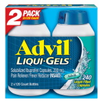 Advil Liqui-Gels Ibuprofen 200mg 易溶解止痛藥 - 凝膠囊 (240粒)