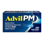 Advil PM, Pain Reliever/Nighttime Sleep Aid, Ibuprofen,解止痛藥 -安眠 (200粒)