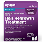 Basic Care 2% Minoxidil Solution For Women �k��-�;v�G (3�Ӥ�� - 2oz*3)