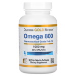 California Gold Nutrition Omega 800, 1000mg o (90)