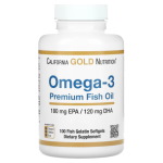 California Gold Nutrition Omega 3 180mg EPA 120mg DHA o (100)