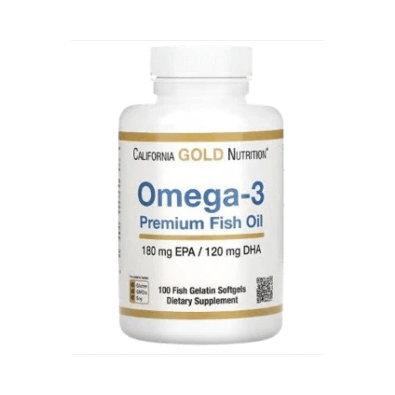 California Gold Nutrition Omega-3 180/120 魚油（100粒）
