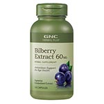 GNC Herbal Plus Bilberry 60mg 山桑子 (100粒)