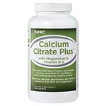 GNC Calcium Citrate Plus fcĶt++D (180)