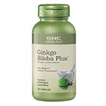 GNC Herbal Plus Ginkgo Biloba Plus 銀杏 (100粒) (限大固出)