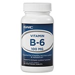 GNC Vitamin B-6 100mg 維生素B6 (100粒)