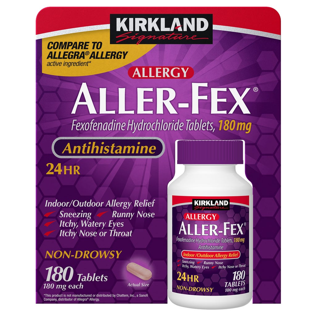 Kirkland Aller-Fex 180mg 過敏舒緩錠(180錠)