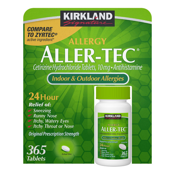 Kirkland Aller-Tec 10mg 過敏舒緩錠(365錠)