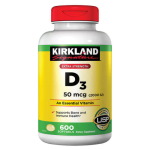 Kirkland Signature Extra Strength D3 50mcg 維生素D3軟膠囊 (600粒)