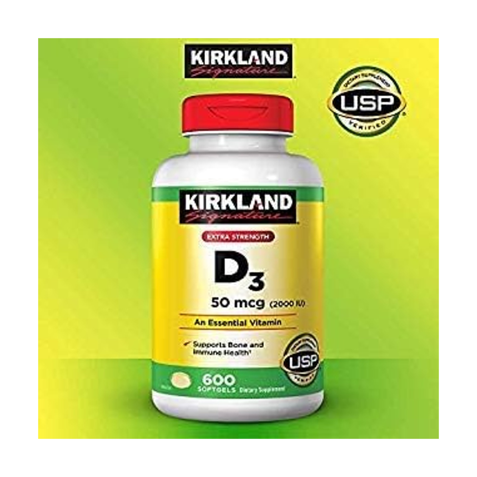 Kirkland Extra Strength D3 50mcg 維他命D3（600粒）
