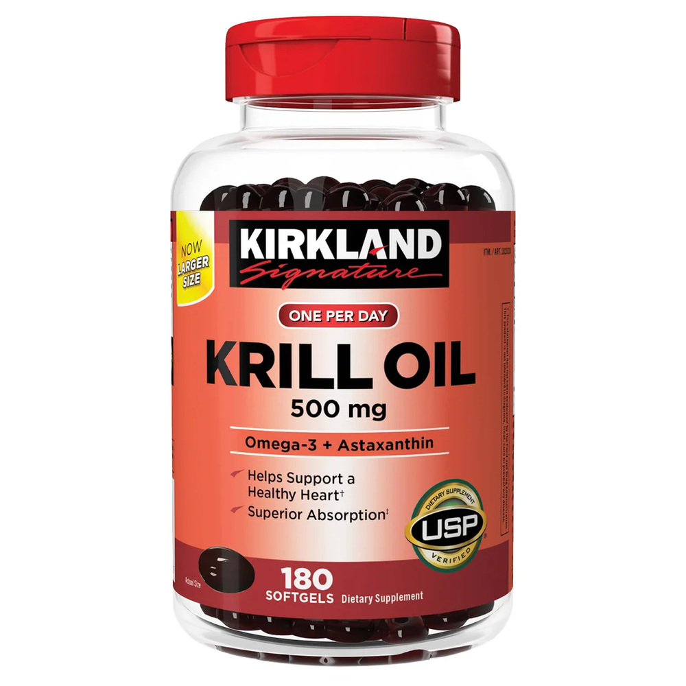 Kirkland Krill Oil 500mg 磷蝦油（180粒）