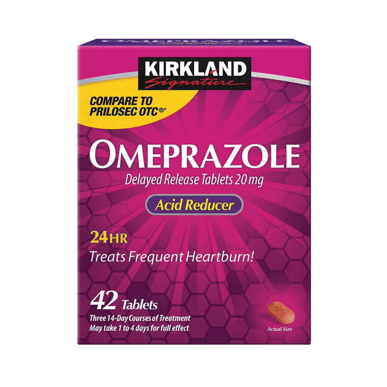 Kirkland Signature Omeprazole 20mg 柯克蘭奧美拉唑胃藥（42粒
