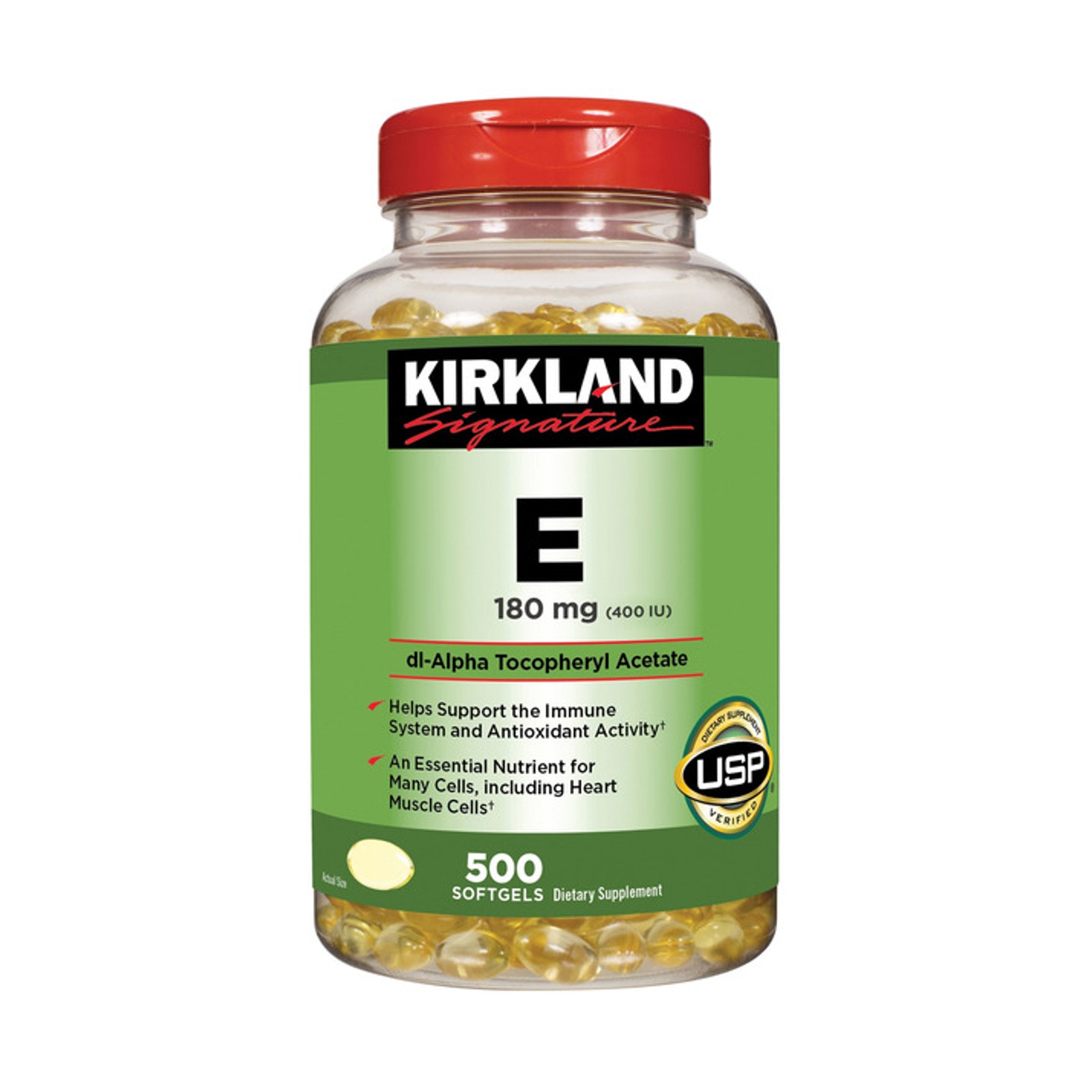 Kirkland Vitamin E 400IU 維生素E（500粒）