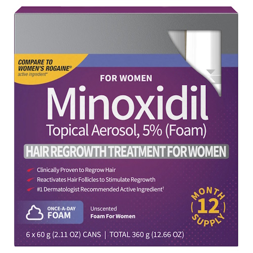 Kirkland 5% Foam for Women kʥ;v (12Ӥ - 2oz*6)xWU