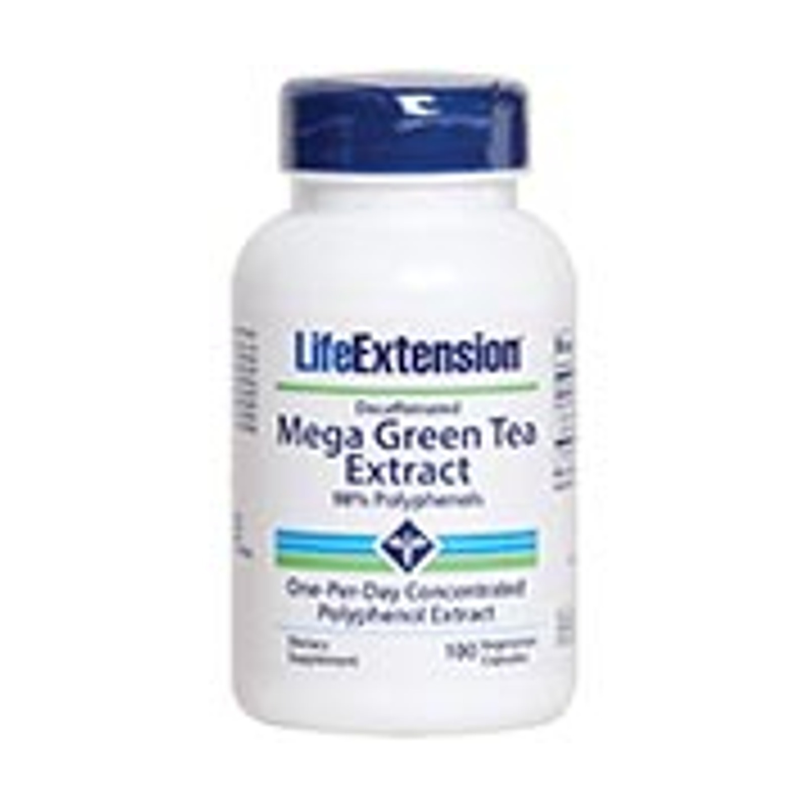 Life Extension Decaffeinated Mega Green Tea Extract 低咖啡因綠茶（100粒）