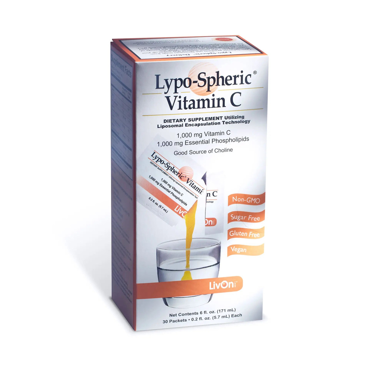 LivOn Lypo-Spheric Vitamin C 微脂體維他命C（30包）