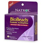 Natrol BioBeads Probiotic Acidophilus, 益生乳酸菌群 (30粒)