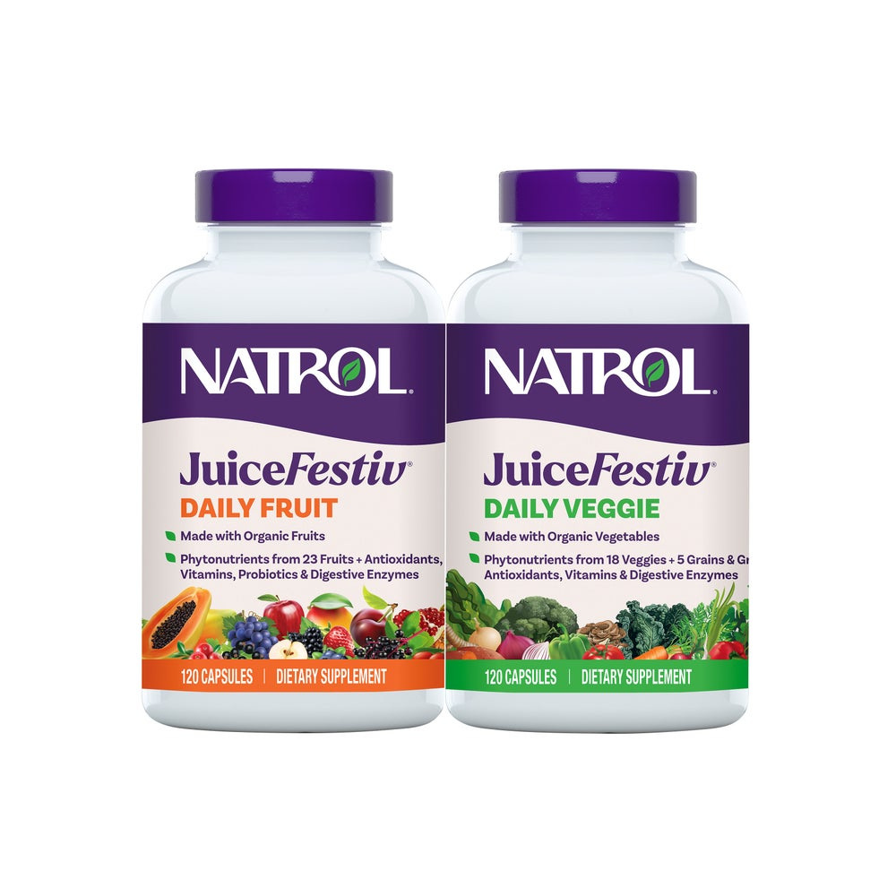Natrol JuiceFestiv Daily Fruit & Veggie 果蔬營養膠囊（240粒）