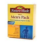 Nature Made Men's Pack Daily Vitamins, 30 Day Supply kʺR (30)