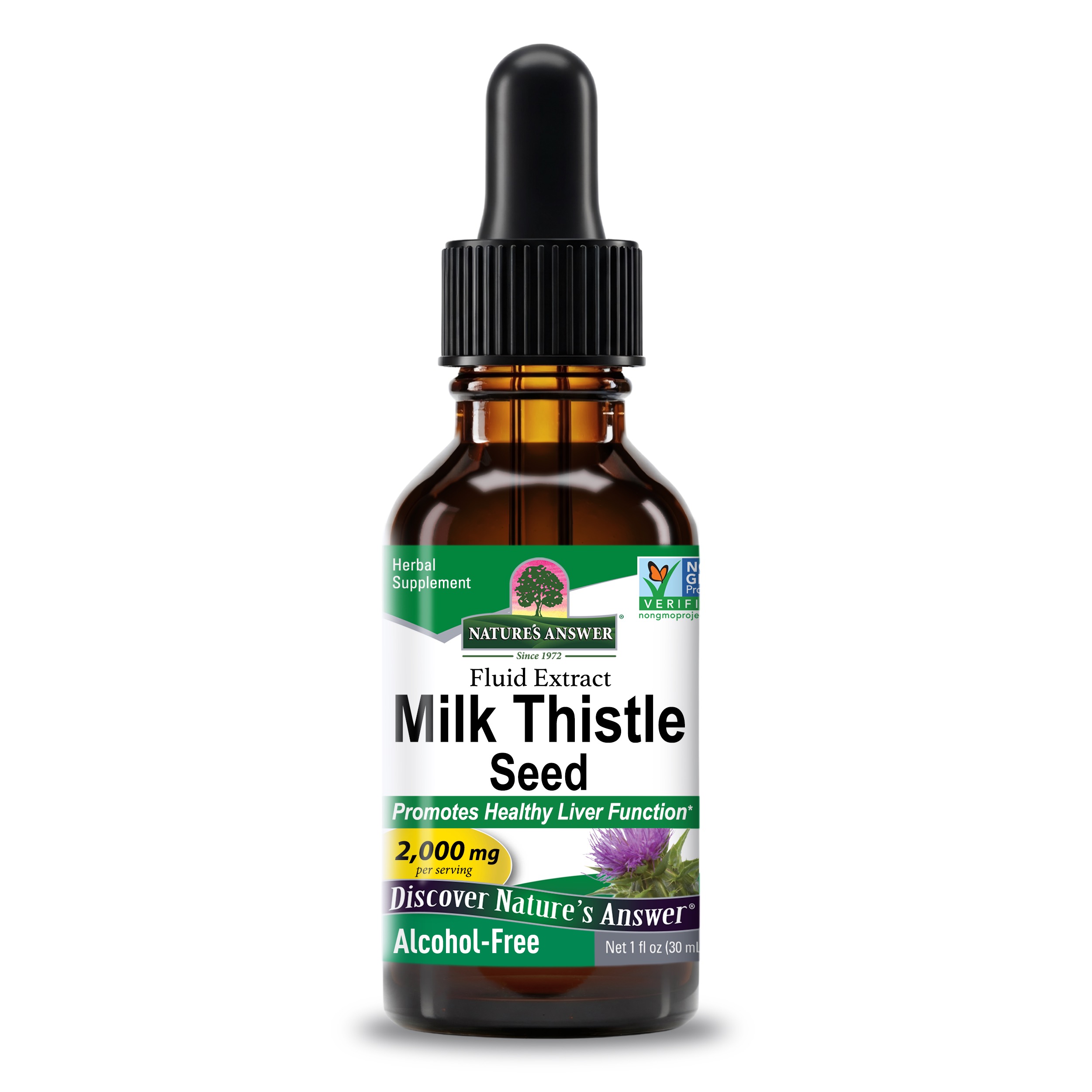 Nature's Answer Milk Thistle Extract 奶薊籽萃取液（2oz）