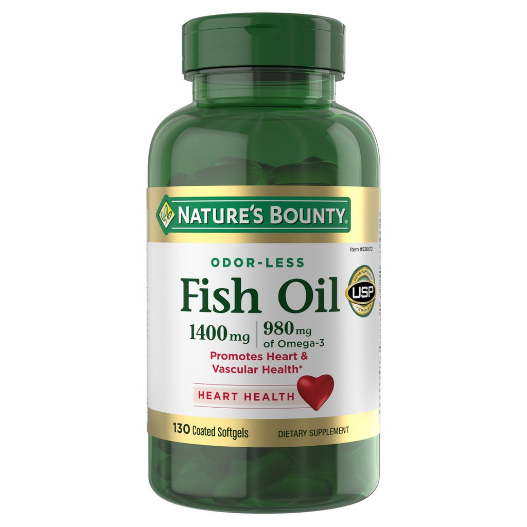 Nature's Bounty Fish Oil 1400mg 深海魚油（130粒）