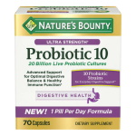 Nature's Bounty Ultra Strength Probiotic 10 自然之寶天然複合益生菌 (70粒)