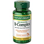 Nature's Bounty B-Complex w/ Folic Acid + Vitamin C LRB/C/ (125)