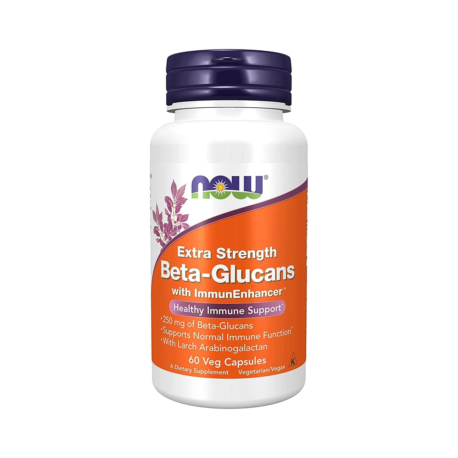 NOW Foods Beta-Glucans with ImmunEnhancer ���E�}�]60�ɡ^