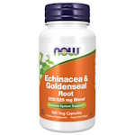 NOW Foods Echinacea & Goldenseal Root 225mg @Ѩ[W_ڽƤ (100)