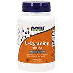 NOW Foods L-Cysteine 500mg 美白亮顏錠 (100粒)