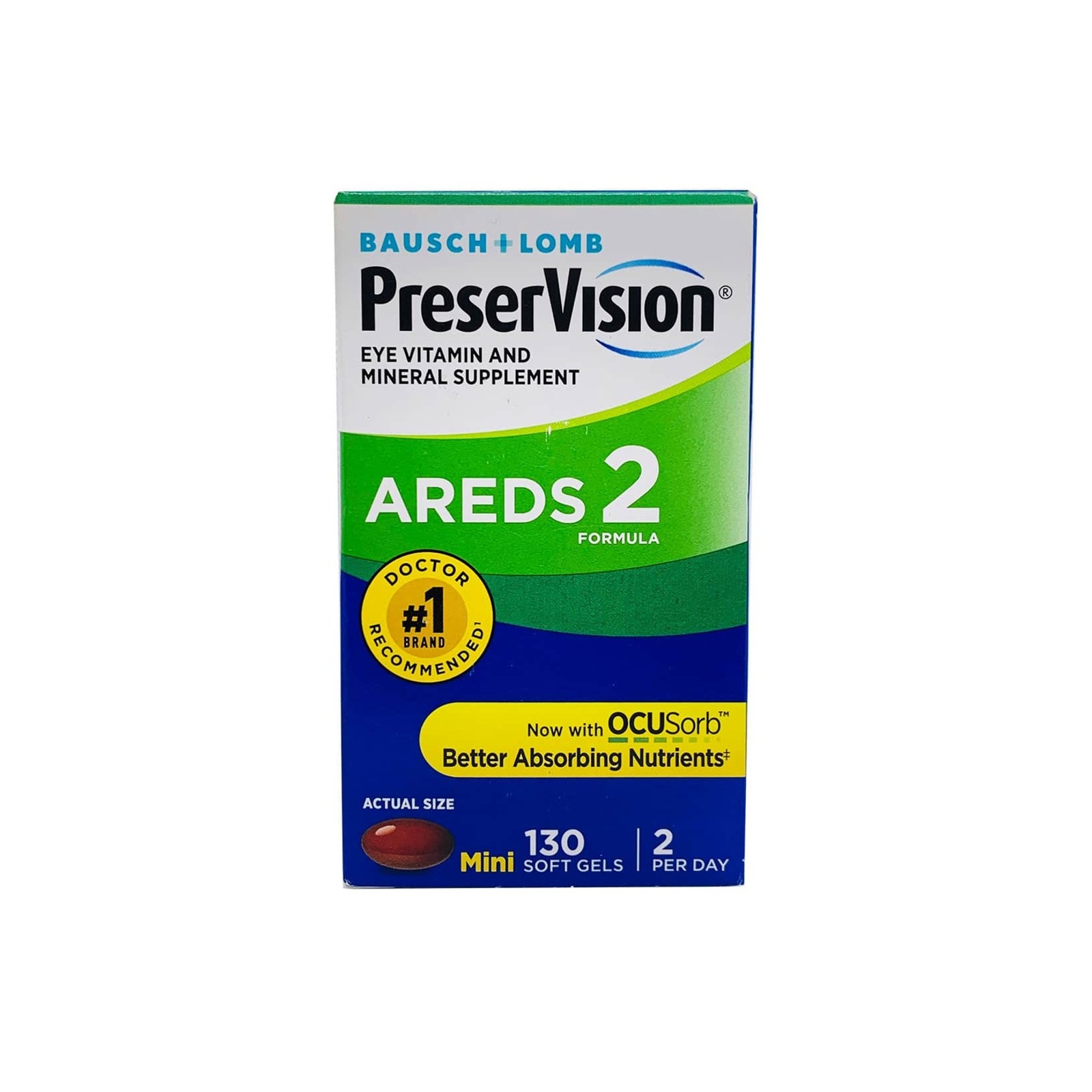 PreserVision AREDS 2 博士倫眼睛營養軟膠囊（130粒）