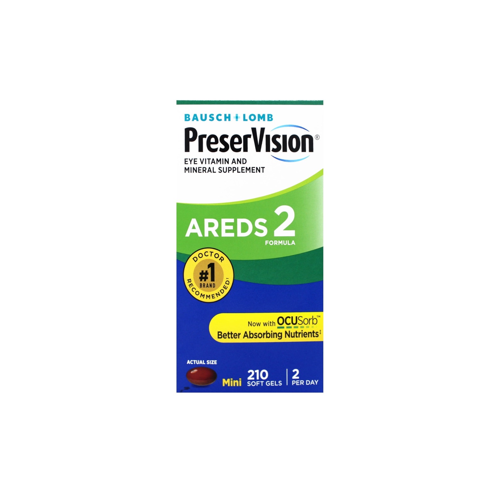 PreserVision AREDS 2 博士倫眼睛營養軟膠囊（210粒）