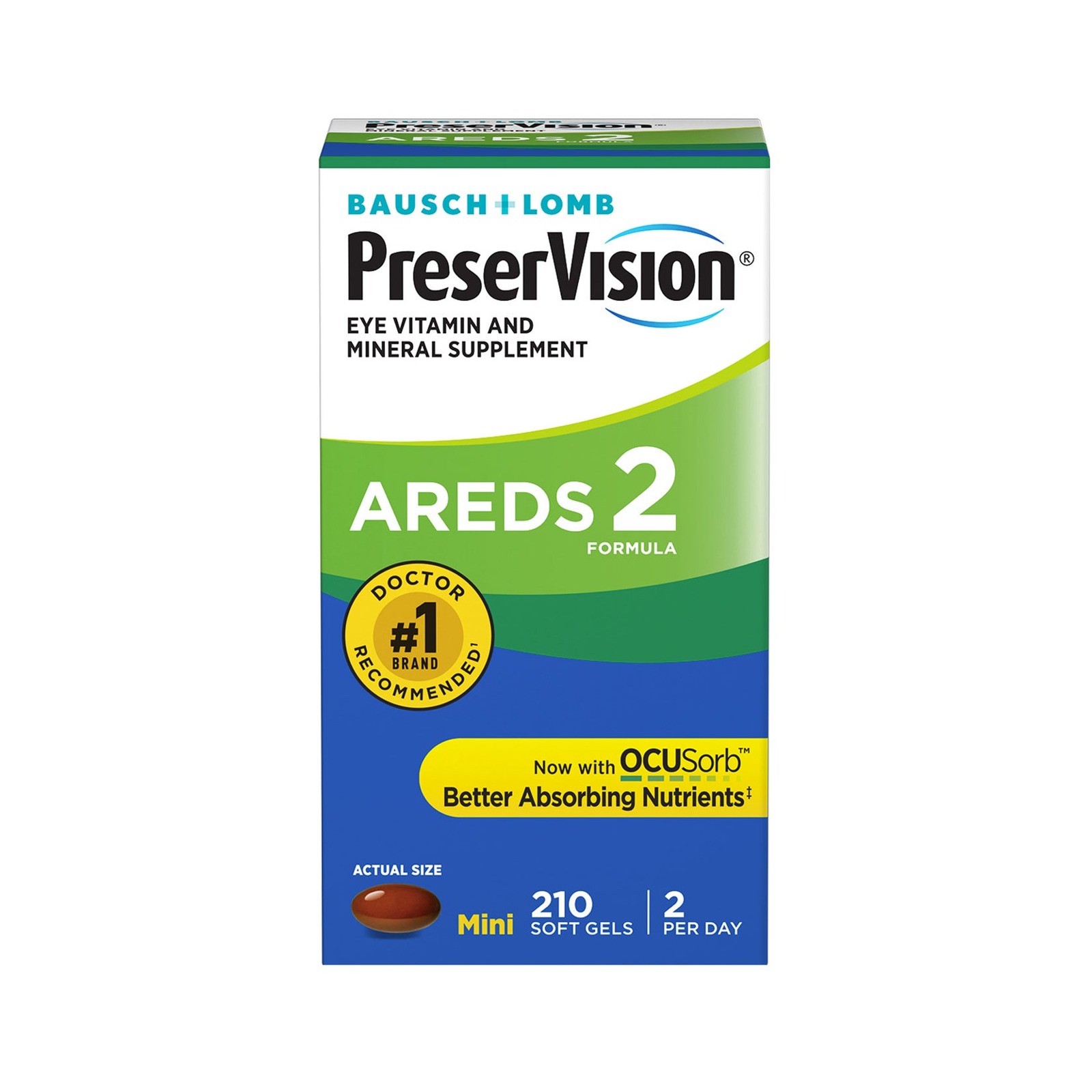 PreserVision AREDS 2 博士倫眼睛營養軟膠囊（210粒）
