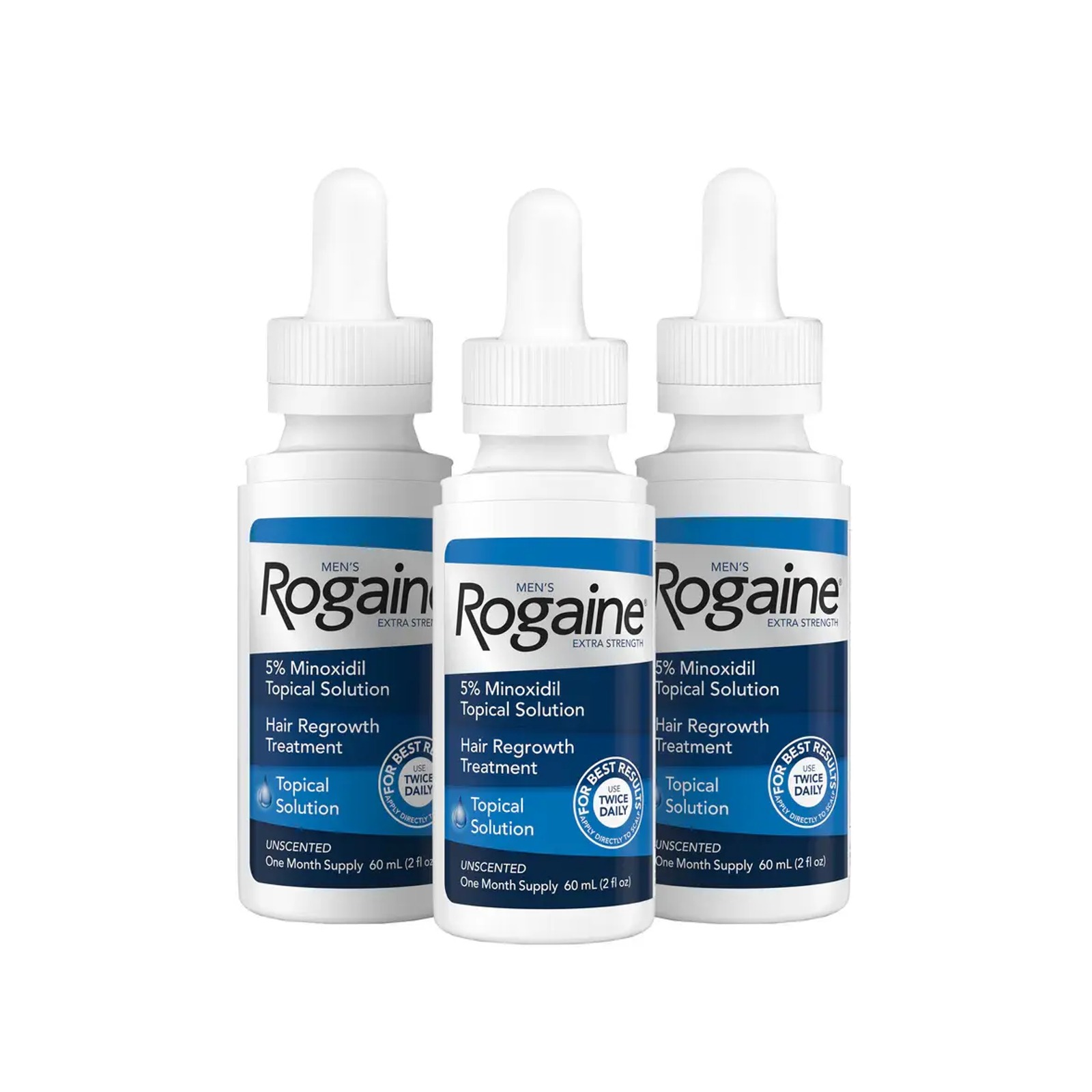 Rogaine Mens 5% Solution 男性落健液態（3個月份／3瓶ʌ