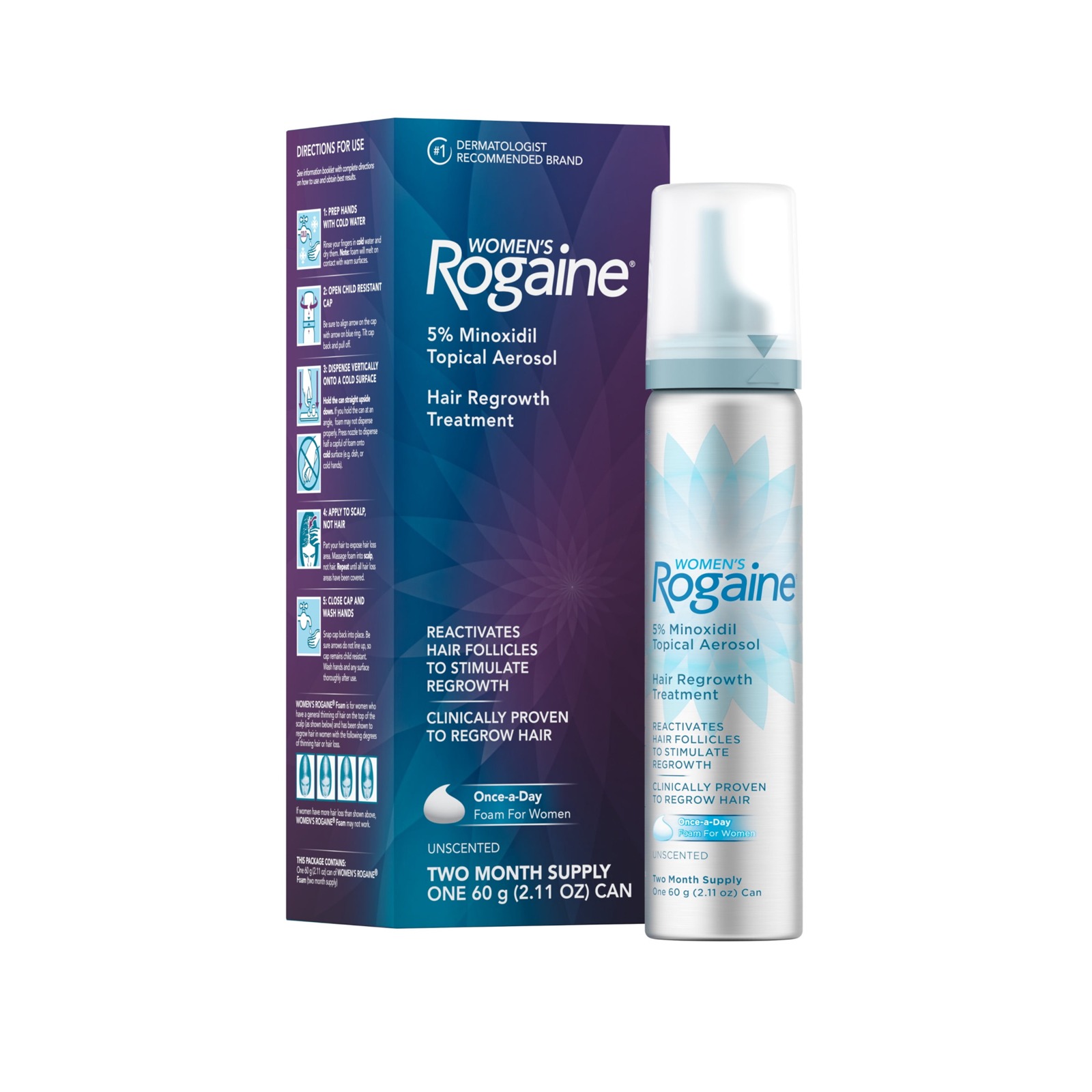 Rogaine Womens 5% Foam 女性落健幕絲（2罐）