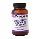 Twinlab Pantothenic Acid B5 500mg 維他命B-5 (100粒)