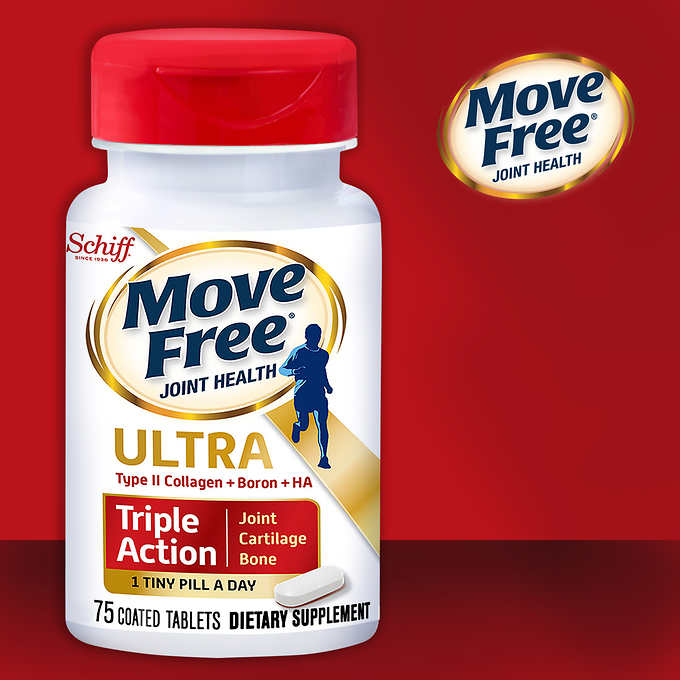 Schiff Move Free Ultra Triple Action, 75 Tablets 膠原蛋白 （75粒）