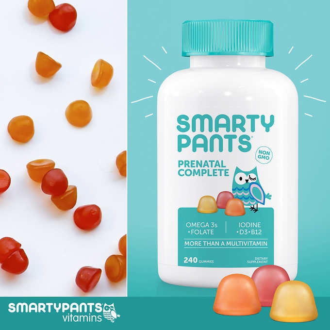 SmartyPants Prenatal Complete, 240 Adult Gummies 產前膠質維生素（180粒）