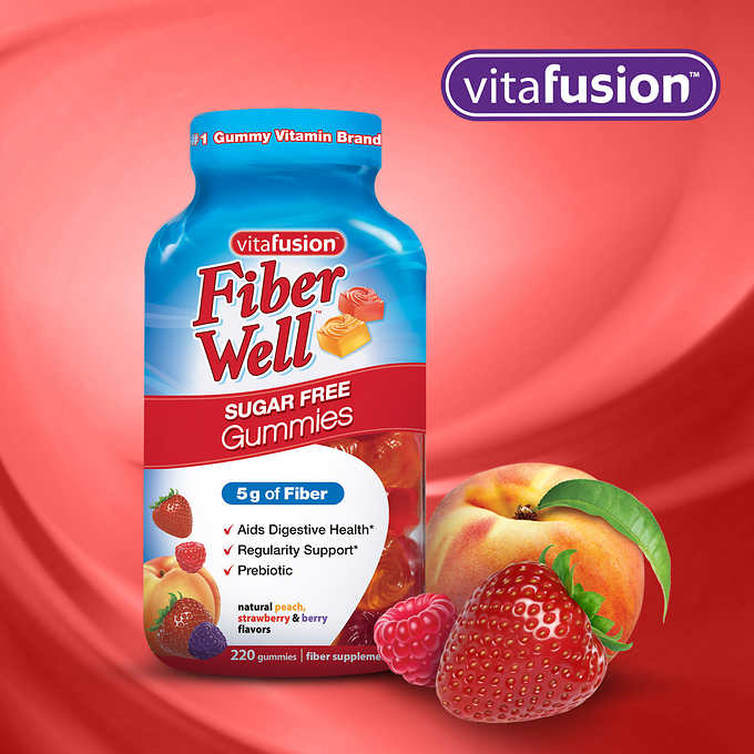 vitafusion Fiber Well, 220 Gummies qͤn} ]220ɡ^