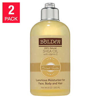 Bolden 100% Natural Shea Oil with Vitamin E 博爾登牛油果油 (8oz * 2瓶)